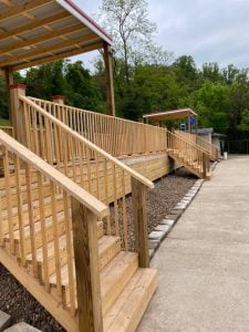 The New Deck at St. Albans City Park Pool in St. Albans, WV