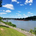 River view at Roadside Park in St. Albans, WV