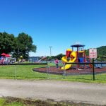 Playground Equipment at Roadside Park in St. Albans, WV