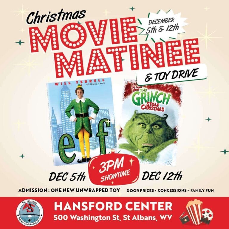 Christmas Movie Matinee & Toy Drive – Dec 5th & 12th