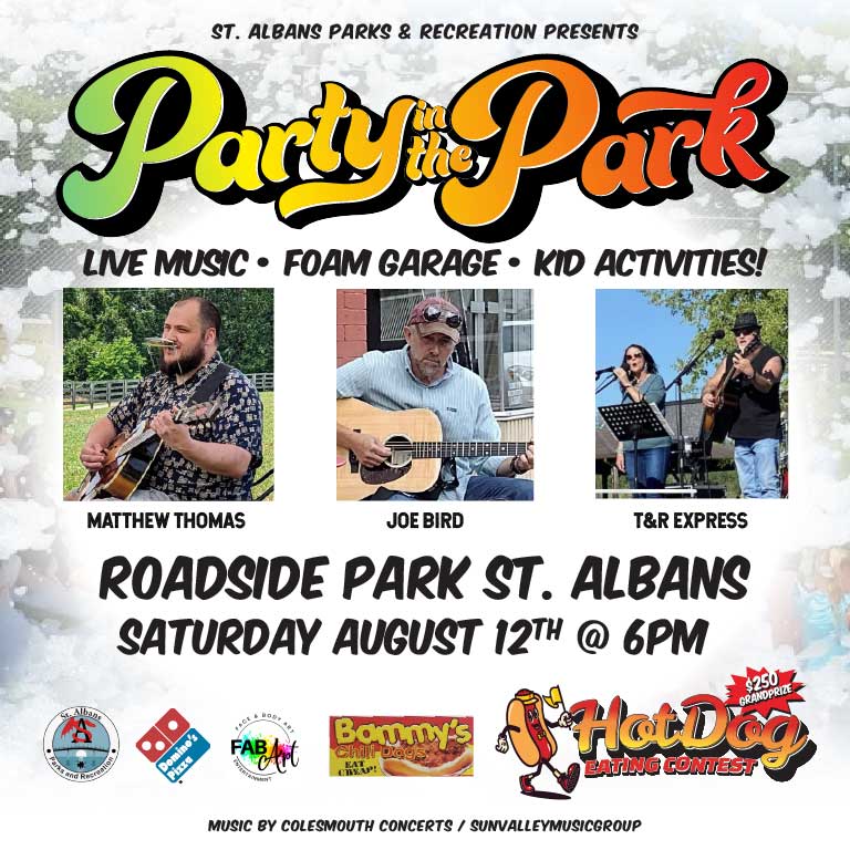 Party in the Park - Live Music & Family Fun - August 12