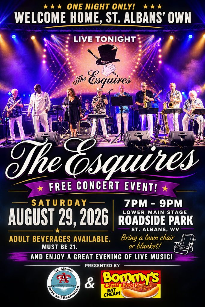 The Esquires – Live at Roadside Park 1 The Esquires – Live at Roadside Park Date: Saturday, August 29, 2026
